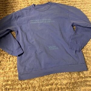 Women's Blue and Purple Sweatshirt
